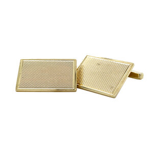 Gold cufflinks 14 kt