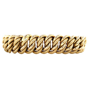 Gouden gourmet armband 18 krt