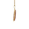 vintage Gold pendant with carnelian 14 krt