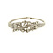 vintage Witgouden vintage armband met diamant 14 krt