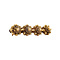 vintage Gouden Zeeuwse knop broche 14 krt