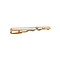 vintage Gouden dasspeld broche 18 krt