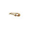 vintage Gouden dasspeld broche 18 krt