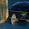 vintage Gold ring with diamond 14 krt/925