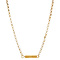 vintage Gold jasseron necklace 14 kt