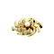 vintage Golden brooch with pearl 14 kt