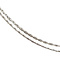 vintage Witgouden collier met diamant en parel hanger 14 krt