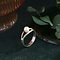 vintage Gouden ring met parel 14 krt
