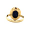 vintage Gouden ring met sodaliet 14 krt