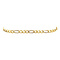 vintage Gold figaro bracelet 14 krt