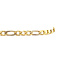 vintage Gouden vintage figaro armband 14 krt
