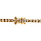 vintage Gold vintage tennis bracelet with diamond 14 kt