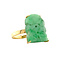 vintage Gouden ring met jade 14 krt