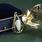 vintage Gouden hanger met opaal 14 krt