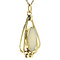 vintage Gouden hanger met opaal 14 krt