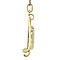 vintage Gouden hanger met opaal 14 krt