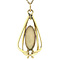 vintage Gouden hanger met opaal 14 krt