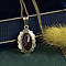 vintage Gold pendant with carnelian 14 krt