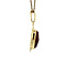 vintage Gouden hanger met carneool 14 krt
