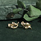 vintage Golden fantasy earrings 14 carat