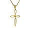 vintage Gouden hanger met granaat 14 krt
