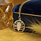 vintage Gouden kreeft hanger 14 krt
