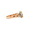 vintage Rose gold ring with diamond 14 kt