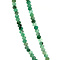 vintage Emerald necklace with 14 karat gold clasp