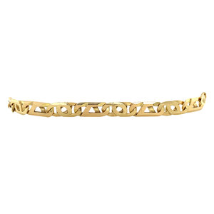 Gouden fantasie armband 14 krt