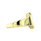 vintage Gouden zegelring met blauwe laagsteen 14 krt