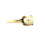 vintage Gouden ring met parel 18 krt