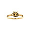 vintage Gouden ring met parel 18 krt