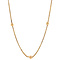 vintage Gouden bolletjes venetiaan collier 18 krt