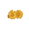 vintage Golden flower stud earrings 22 carat