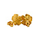 vintage Golden flower stud earrings 22 carat