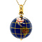 vintage Gold globe pendant 18 krt