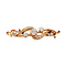 vintage Rose-gold brooch with diamond 14 kt