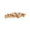 vintage Rose-gold brooch with diamond 14 kt