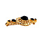 vintage Gold brooch with garnet 14 kt