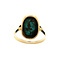 vintage Gold ring with turquoise 14 kt