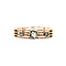 vintage Roségouden ring met roosdiamant 18 krt/835