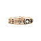vintage Roségouden ring met roosdiamant 18 krt/835