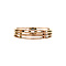 vintage Roségouden ring met roosdiamant 18 krt/835