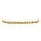 vintage Gold curb bracelet 14 krt