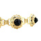 vintage Vintage gold booties bracelet with garnet 14 kt