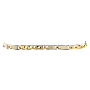 Gouden fantasie armband 14 krt