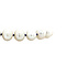vintage Bracelet with pearls 21 cm 14 krt