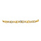 vintage Vintage gouden fantasie armband 14 krt