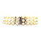 vintage Pearl bracelet with gold clasp 14 krt