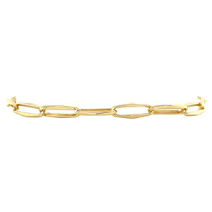 Gold Closed for ever bracelet 14 krt